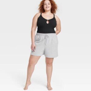 Colsie Body Suit Tank Seamless Top Tear Drop Black size Medium